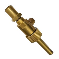 BBQ Gas Valve with Axial Control 65mbar 1/8-27 NPT Inlet for Kitchen Appliances