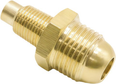3/8″ Flare X 1/8″ NPT Gas Orifice Jets Nozzle,Propane Orifice Connector Brass Tu