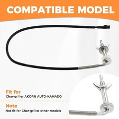 2PCS E6480 Spring Design Heat Sensor RTD Temp Probe For Char-Griller AKORN