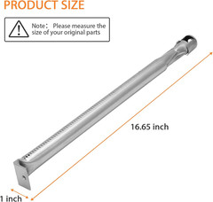Tube Burner Replacement for Blackstone 36 Inch Grill- B036 4-Pack Stainless Stee