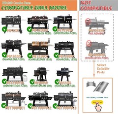 Flame Broiler Kit for Pit Boss 1230 Pellet/Gas Combo Grill – Includes Main Pl…