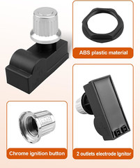 Pulse Igniter DHL-128-2Q Grill Igniter Replacement for Charbroil Models