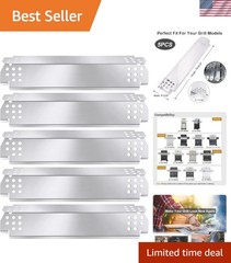 5-Pack Superior Heat Retention Plates for Nexgrill Grills – Fits Multiple Models