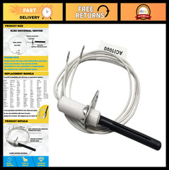 Universal Silicon Nitride Hot Rod Ignitor, Replaces 150 Common Models, Gas Furna