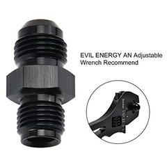 6AN Male to 1/2 x 20 Inverted Flare Thread Fitting AN6 to 1/2 x 20 Inverted