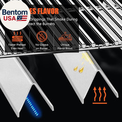 15.3″ Flavorizer Bars for Weber Spirit 300 and GS4 Spirit II 300 Series, Spirit