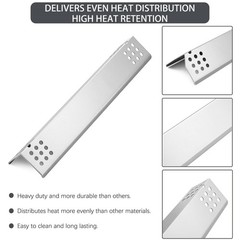 4 PCS Stainless Steel Flame Tamer Heat Shield For Monument 4 Burner Parts