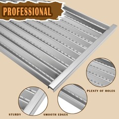 Stainless Steel Cooking Grid 3-Pack 17″x10″ for Charbroil Emitter Replacement