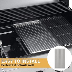 3-Pack Warp-Resistant 17-Inch Emitter Plates Compatible with Char-Broil Grills