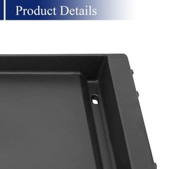 18.7″ Cast Iron Griddle Plate for Weber Genesis II & LX Grills – Replacement Ins