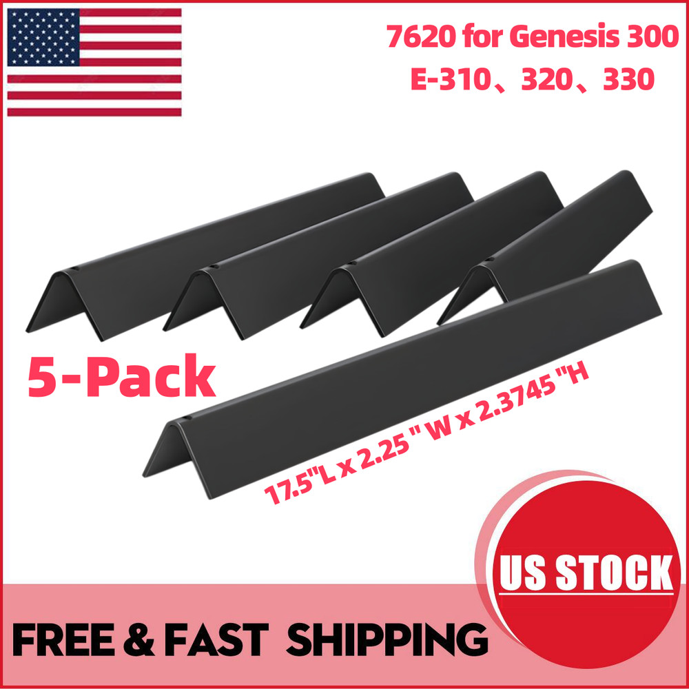5-Pack 17.5″ Flavorizer Bars Replacement for Weber Genesis 300 Series #7621/7620