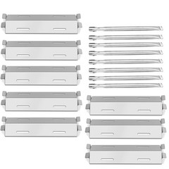 Gas Burner and Heat Plate Shield 17 1/8″ x 4 7/8″ Set of 8 Pack – Compatible