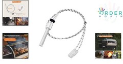 Ceramic Igniter Element Replacement for Pellet Grill Smoker 120V 80W