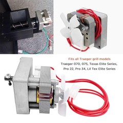 Replacement Grill Auger Motor Kit for Traeger, Pit Boss & Camp Chef Grills