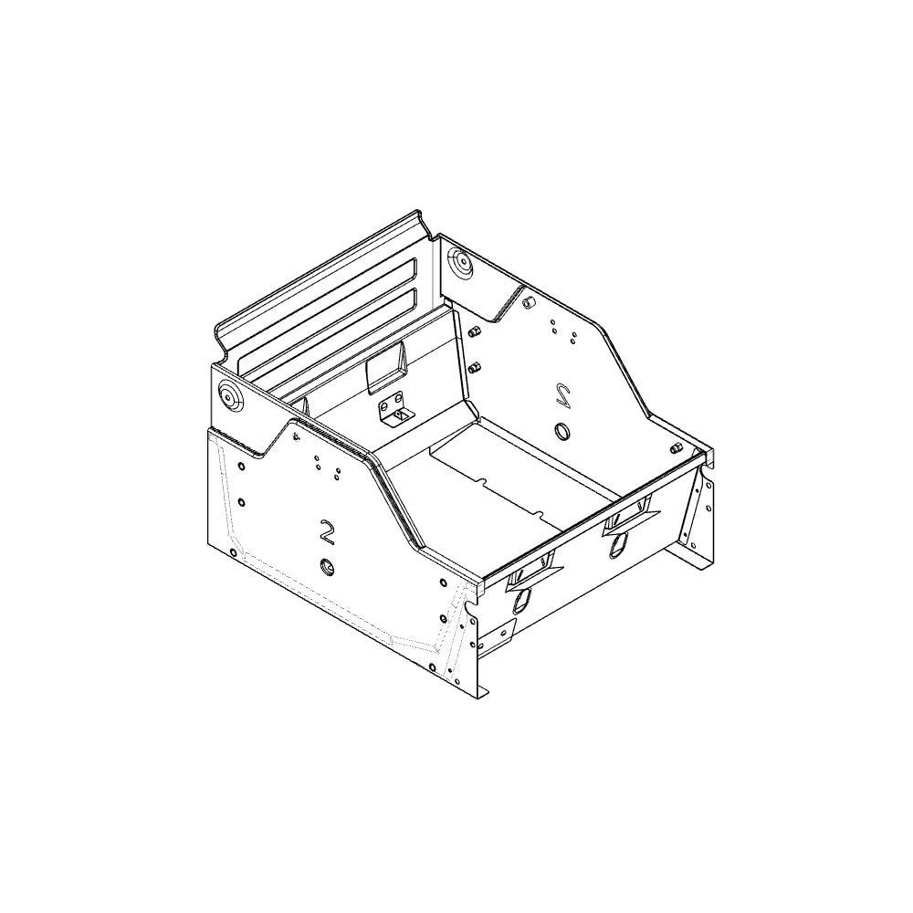 Charbroil Grill Part # G321-6300-W1 – Firebox, 2-Burner, Blk Po