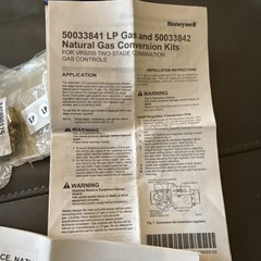 White Rodgers 92-1008 Conversion Kit Natural Gas to Propane