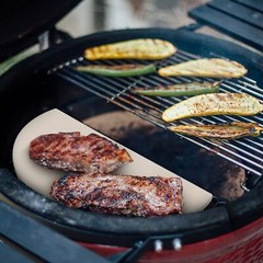 Half-Moon Ceramic Heat Deflector Plates for Kamado Joe Big Joe I II IIIBig Gr…