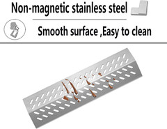 Kalomo 16GA Stainless Steel Grill Heat Plates Shield Burner Covers Flame Tamer B
