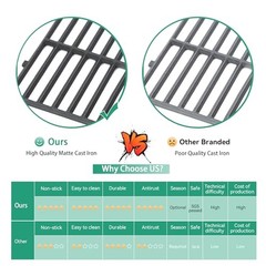 Spirit E-210 7637 Grill Cooking Cast Iron Grates for Weber Spirit I II 200