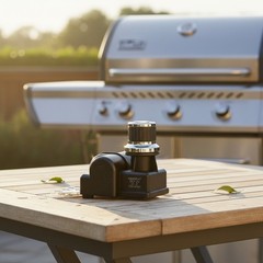 Silver Push Button Igniter for Gas Grills – 7 Outlet Compatibility & Easy Setup