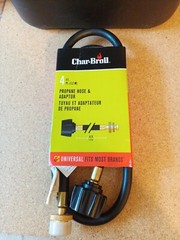 Char-Broil 4ft Propane Hose & Adapter -Universal Fits Most Brands 4633