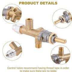 Low Pressure Safety Valve Replacement for Gas Patio Heater Main Control Valve