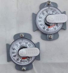 (3) New Universal Glue On Propane Dial Gauge For Home Horizontal Propane Tank