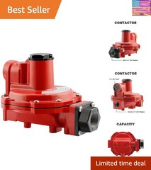 LP-Gas Equipment with One Stage Propane Regulator, 8-12 psig Spring, 3/4″ x 3…