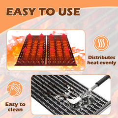 17″ Infrared Grill Grates for Charbroil 463365021 463352521 463354021 463365522