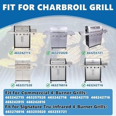 Char-Broil Tru-Infrared Grill Emitter Plate Replacement Heat Distribution Parts