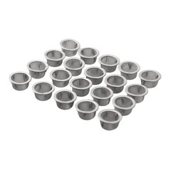 20 X Smoking-Pipe Stainless Steel Screen FiltersScreen Steel Mesh Concave Bowl