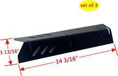 Porcelain Steel Heat Plate for Uniflame GBC1030W GBC1134W 3-Pack