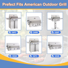 Grill Replacement Parts for American Outdoor Grill Gas 24NB, 24NG, 24NP, 24PC, 3