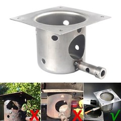 Stainless Steel Fire Burn Pot Kit for Pit Boss and Traeger Wood Pellet Grill
