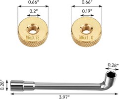 Brass Gas Orifice Nozzle Kit for Blackstone Griddles*-