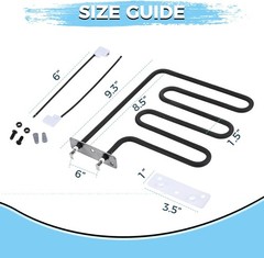 1200 Watts Smoker Heating Element Kit Replacement for Masterbuilt 40″ Digital El
