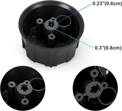 Burner Knobs, 2PCS Gas Control Knobs Replacement for Weber Spirit 200 Series Gas