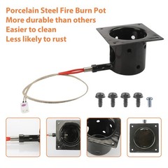 Grill Replacement Parts Kit Induction Fan, Auger Motor, Fire Burn Pot and Hot…