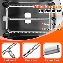 65032 Grill Burner Tube for Weber Q3200, Q3000, Q320, Q300, 57060001, 404341