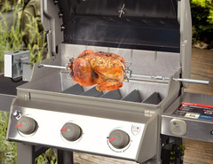 Stainless Steel Rotisserie Kit Weber 7659 Replacement for Weber Spirit and Spiri