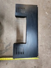 New Ducane model 4000 / 6000 series gas grill black front panel # FP004005