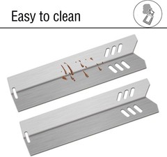 14 3/16” Grill Heat Plates Shield Heat Tent Burner Cover BBQ Gas Grill