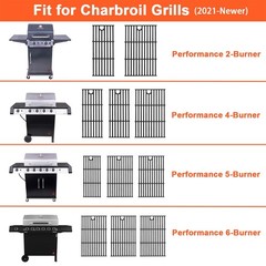 17″ Grill Grates for Charbroil Performance 5 Burner 463448021 463451022 46345…