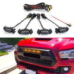 Seven Sparta 4 PCS Grill Led Lights with Fuse Adaptor Compatible with 2016-2023