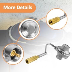 AJinTeby Roadtrip Grill Regulator Gas Propane Adapter for 7.5″