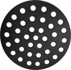 9″ round Cast Iron Fire Grate,Bbq High Heat Charcoal Plate for Large Big Green