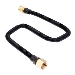 1Pc Flexible Gas Line Connector Kit 1/2″ x 24″ Gas Propane Fireplace Pit Parts