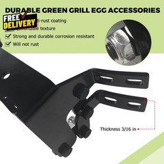 Hinge Assembly Kit Fit Large Green Egg,Big Green Color Egg Accessories Powder…