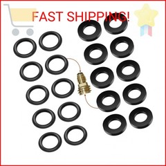 Alloxity Propane Tank Gasket and 10Pcs O-Rings for All Soft Nose P.O.L. Fittings