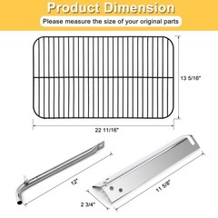 3-Burner Grill Replacement Kit for Expert Grill XG10-101-002-02 Burner Tubes